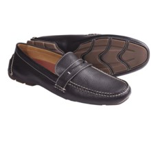 Peter Millar Wilson Pebble Penny Loafer Shoes (For Men) in Black - Closeouts