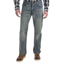 Petrol Blake Jeans - Regular Straight Fit (For Men) in Light Wash - Closeouts