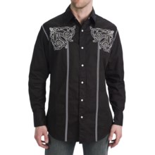 Petrol Decker Shirt - Snap Front, Long Sleeve (For Men) in Black - Closeouts