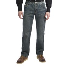 Petrol Jordan Jeans - Regular Straight Fit (For Men) in Med Wash - Closeouts