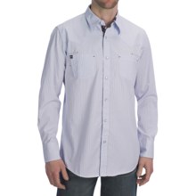 Petrol Mason Shirt - Snap Front, Long Sleeve (For Men) in White - Closeouts