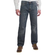 Petrol Seth Jeans - Regular Straight Fit (For Men) in Med Wash - Closeouts