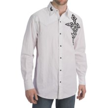 Petrol Wallace Shirt - Snap Front, Long Sleeve (For Men) in White - Closeouts