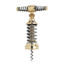 Peugeot Ressort Corkscrew - Polished Brass in Brass/Pewter - Closeouts