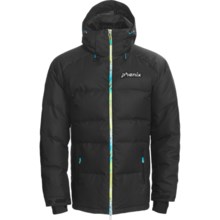 Phenix Glacier Big Down Jacket - Waterproof, 600 Fill Power (For Men) in Black/Multi - Closeouts