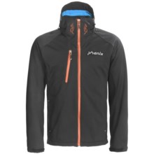 Phenix Hardanger Jacket - Soft Shell (For Men) in Black/Double Orange - Closeouts