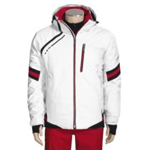 Phenix Lightning Jacket - Waterproof, Insulated (For Men) in White/Black/Red - Closeouts