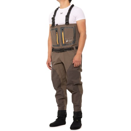 Frogg Toggs Pilot II Breathable Stockingfoot Chest Waders - Waterproof (For Men) - STONE/TAUPE (L )