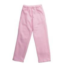 Pink Dot Fleece Pants (For Youth Girls) in Light Pink - Closeouts