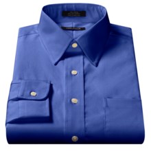 Pinpoint Oxford Dress Shirt - Long Sleeve (For Men) in French Blue - Closeouts