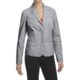 Pinstripe Blazer - Stretch Cotton, Unlined (For Women)