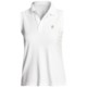 Pique Cotton Polo Shirt - Sleeveless (For Plus Size Women)