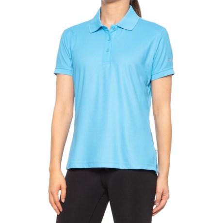 Craft Sportswear Pique Cycling Polo Shirt - Short Sleeve (For Women) - AQUA (36 )