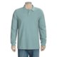 Pique Knit Cotton Polo Shirt - Long Sleeve (For Big and Tall Men)