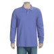 Pique Knit Cotton Polo Shirt - Long Sleeve (For Big and Tall Men)
