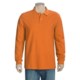 Pique Knit Cotton Polo Shirt - Long Sleeve (For Men)