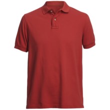 Pique Polo Shirt - Short Sleeve (For Men) in Cardinal Red - Closeouts