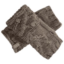 Pistil Knit Leaf Wristlets - Merino Wool (For Women) in Silt - Closeouts