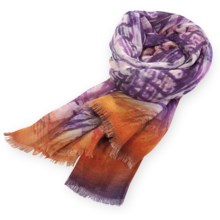 Pistil Maya Scarf - Hand-Dyed (For Women) in Plum - Closeouts