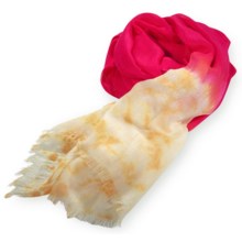 Pistil Opal Scarf - Unfinished Edge (For Women) in Fuschia - Closeouts