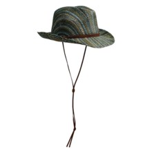 Pistil Roxie Raffia Straw Hat - Faux-Suede Chin Cord (For Women) in Swamp - Closeouts