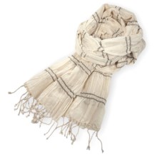 Pistil Scrunch Scarf (For Women) in Natural - Closeouts