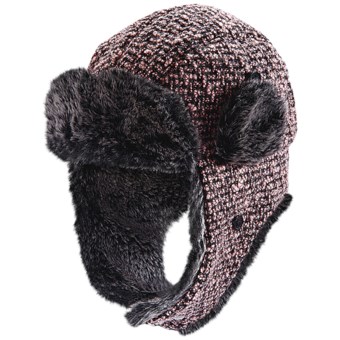 Pistil Una Aviator Hat (For Women) in Pink