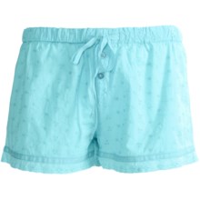 PJ Salvage Eyelet Shorts (For Women) in Aqua - Closeouts