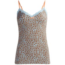 PJ Salvage Print Camisole - Stretch Modal, Spaghetti Strap (For Women) in Light Blue Print - Closeouts