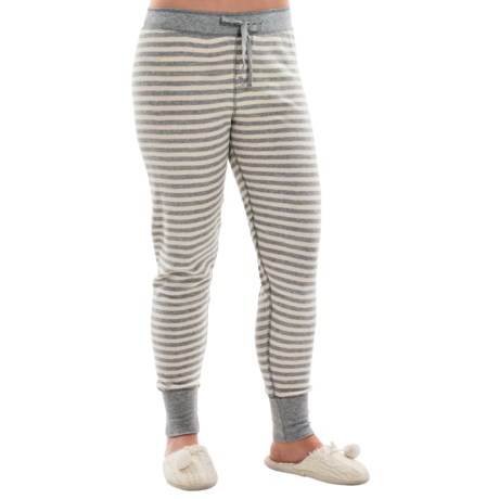 PJ Salvage Striped Thermal Joggers (For Women)
