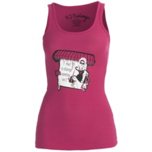 PJ Salvage Working Girls PJ Tank Top - Rib-Knit Cotton-Modal (For Women) in Fuchsia - Closeouts