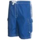 Plaid Boardshorts - UPF 50+, Built-In Brief (For Men)