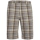 Plaid Cotton Shorts (For Men)