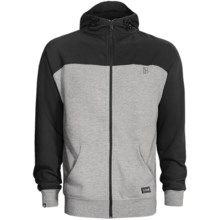 Plan B Contrast Hoodie Sweatshirt (For Men) in Black - Closeouts