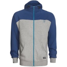 Plan B Contrast Hoodie Sweatshirt (For Men) in Blue - Closeouts
