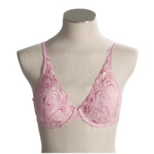 Playtex Secrets Embroidered Underwire Bra - Side Smoothing (For Women) in Pink Sands Crossdye - Closeouts