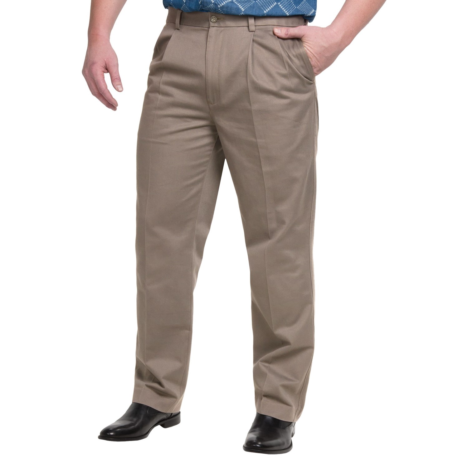 mens pleated casual pants