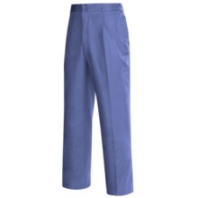 Pleated Front Pants (For Men) in Medium Blue - 2nds