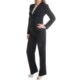 Pleated Jacket Pantsuit (For Women)