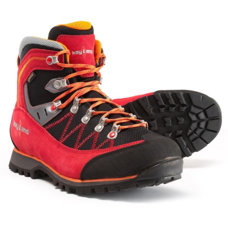 mens red hiking boots