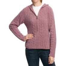 Plush by Colorado Clothing Microfleece Hoodie Sweater (For Women) in Plum Sky - Closeouts