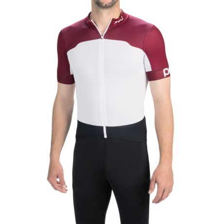 POC Raceday Climber Cycling Jersey Full Zip Short Sleeve For Men
