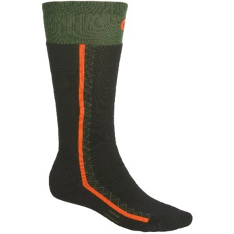 Point 6 Snowboard Socks - Merino Wool, Over-the-Calf (For Men and Women) in Olive