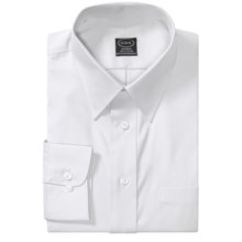 Point Collar Dress Shirt - Long Sleeve (For Men) in White - 2nds