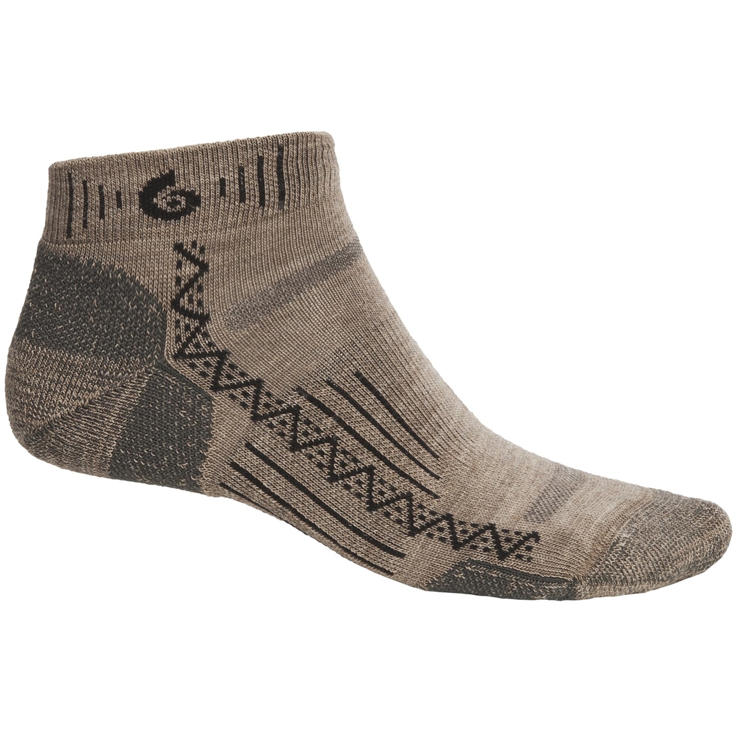 Point6 Hiking Tech Mini Socks Merino Wool Blend, Ankle (For Men and