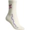 Point6 Koi Fish Socks - Merino Wool, 3/4-Crew (For Women) in Natural/Melon
