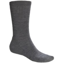 Point6 Lifestyle Lightweight Socks - Merino Wool, Crew (For Men and Women) in Grey - 2nds