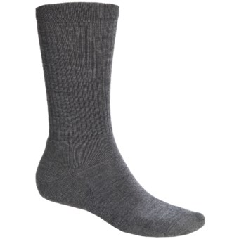 Point6 Lifestyle Lightweight Socks - Merino Wool, Crew (For Men and Women) in Grey
