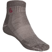 Point6 Midweight Hiking Socks - Merino Wool Blend, Mini Crew (For Men and Women) in Taupe - 2nds