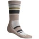 Point6 Multi Stripe Socks - Merino Wool Blend, Crew (For Men and Women)